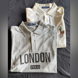 EUC Polo by Ralph Lauren Create Your Own polo shirts Size 2XB Lot of 2